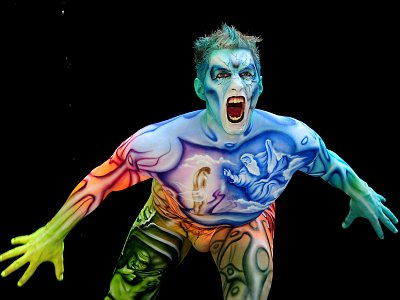 Aichberger Wilhelm Bodypainting