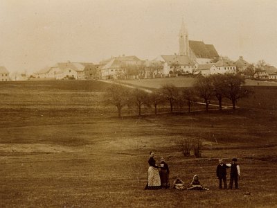 011 Altenberg Sued 1898, im Vordergrund Fam. Latzelsberger