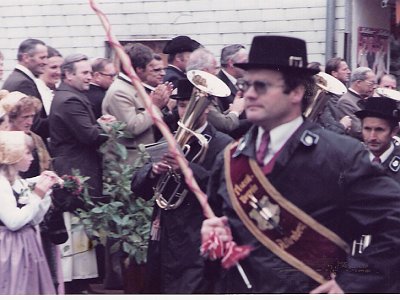 058 Musik Bezirksmusikfest Vorderweissenbach 4.7.1982 002