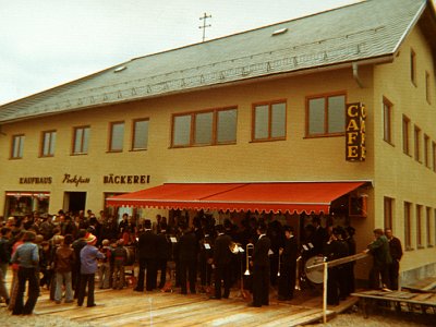 Kaufhaus Pockfuß Cafeeroeffnung 1976