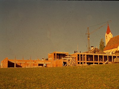 Hauptschule 1964 im Rohbau