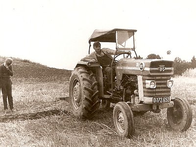 1970 Fotos bei der Ernte 08